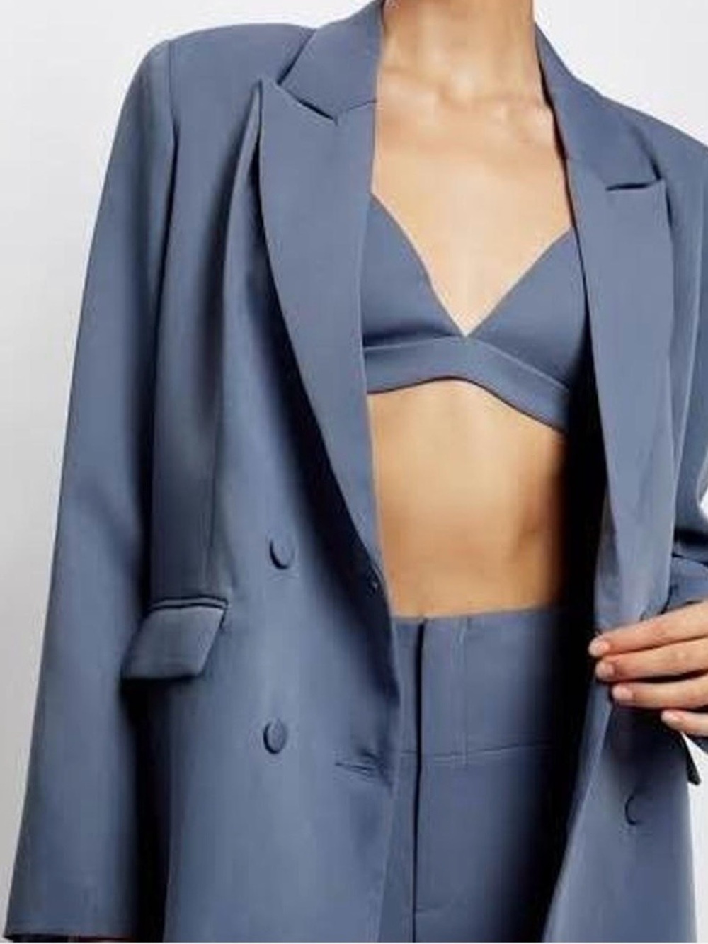Meshki Madison Oversized Double Breasted Blazer Size XS